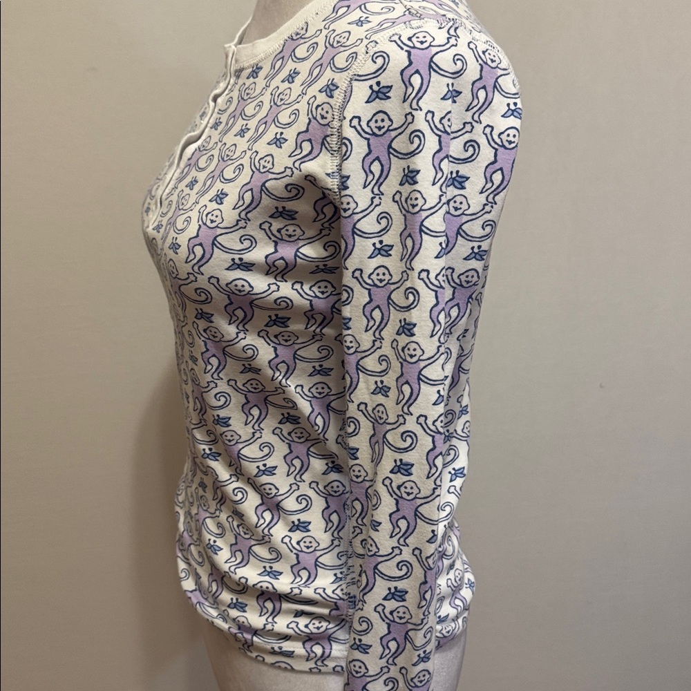 Roller Rabbit Monkey Pajama Top - Picture 6 of 10